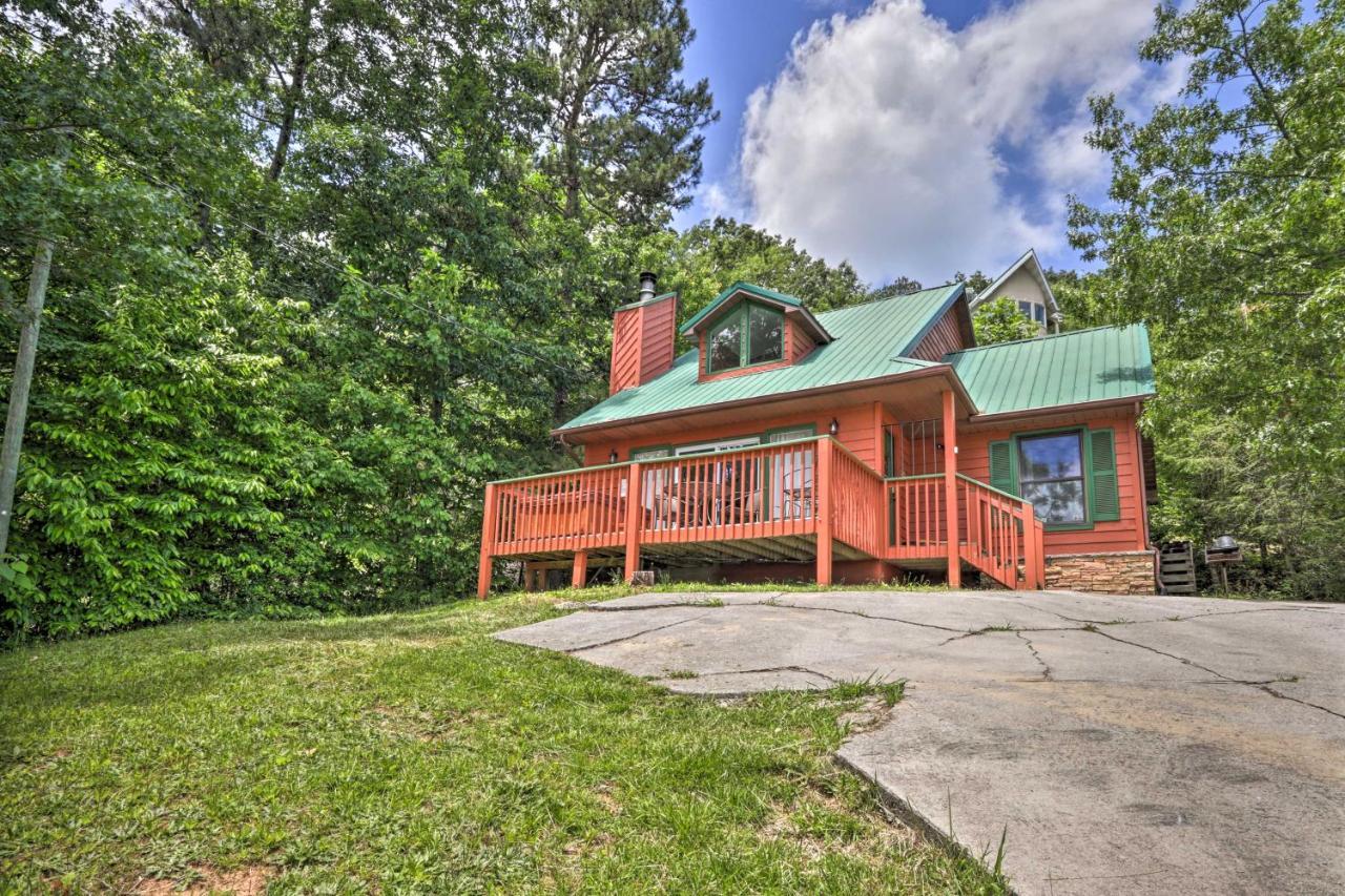 Gatlinburg Chalet Hot Tub, Sauna And Mountain View 외부 사진